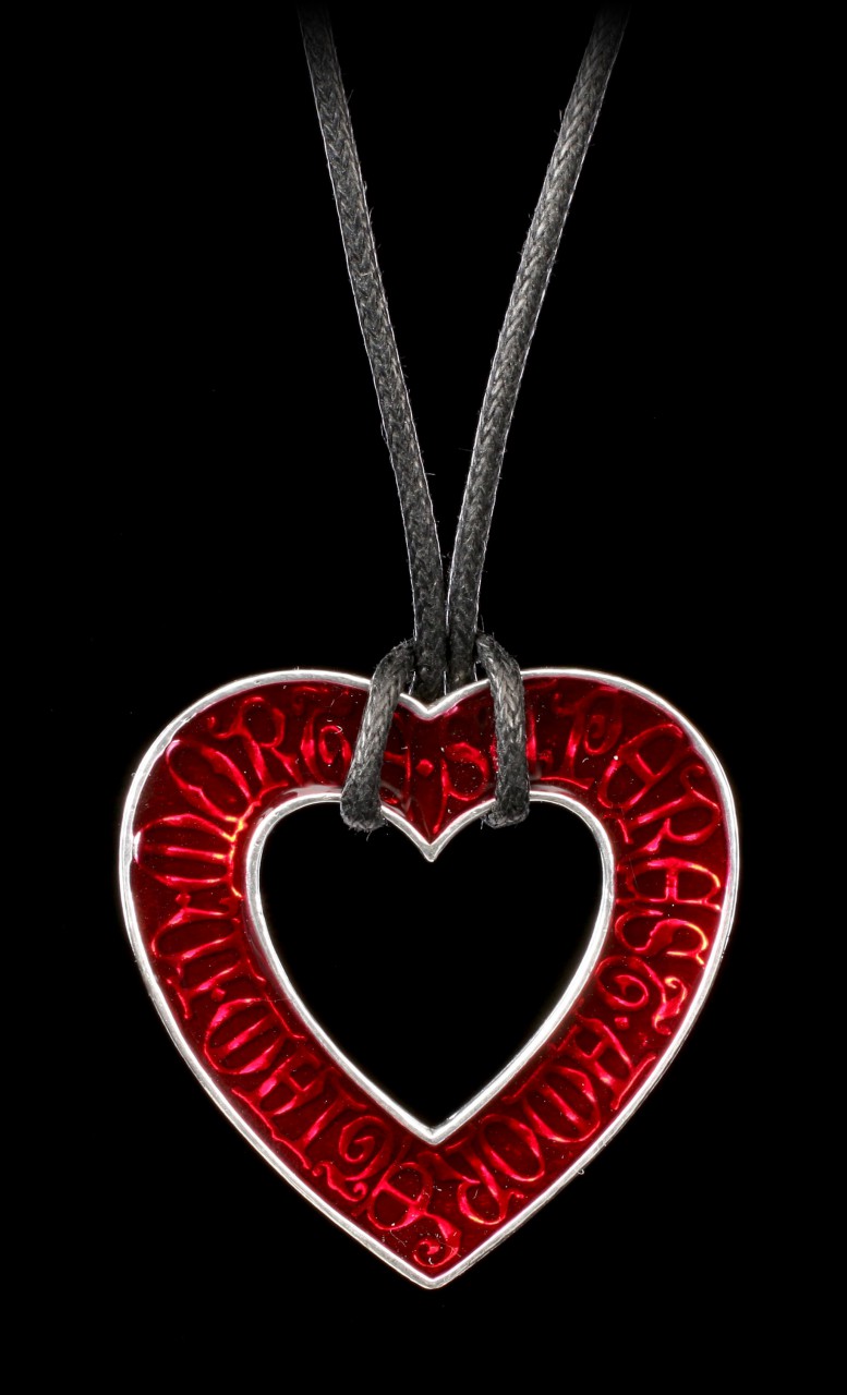 Alchemy Gothic Necklace - Love Over Death
