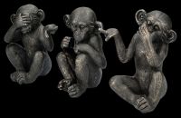 Schimpansen Baby Figuren - Nichts Böses klein