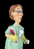 Funny Job Figur - Zahnarzthelferin mit Zahnbürste