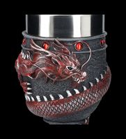 Goblet Dragon - Dragon Coil red