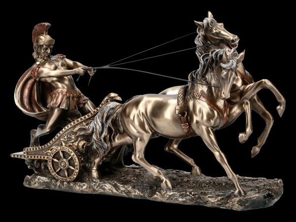 Römer Figur im Streitwagen