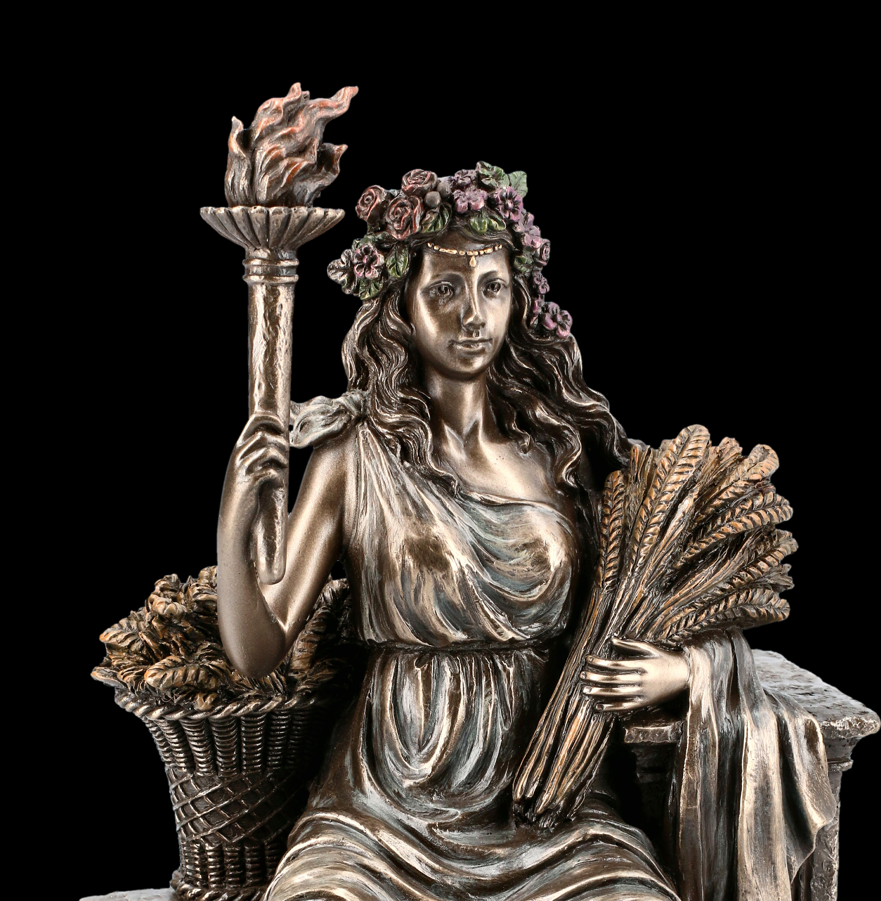 Veronese Demeter Figur - Griechische Göttin des Getreides www.figuren-shop....