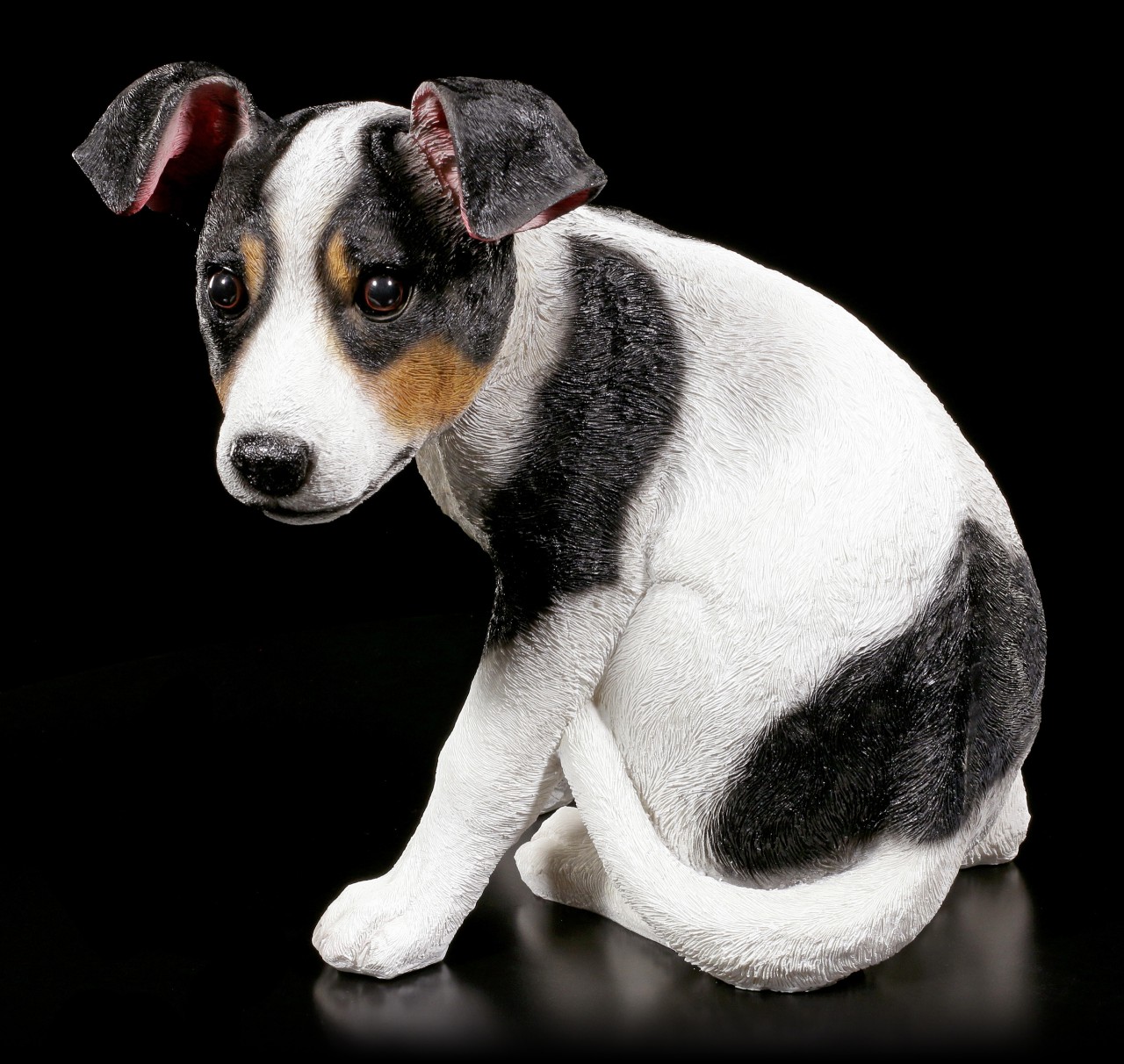 Schöne Deko Figur Hund Jack Russell Terrier Vintage - México En ti