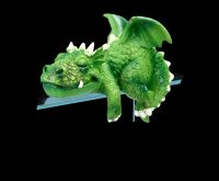 Kantenhocker Set - Süße grüne Drachen