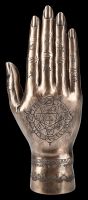Hand der Fatima Dekofigur mit Symbolen