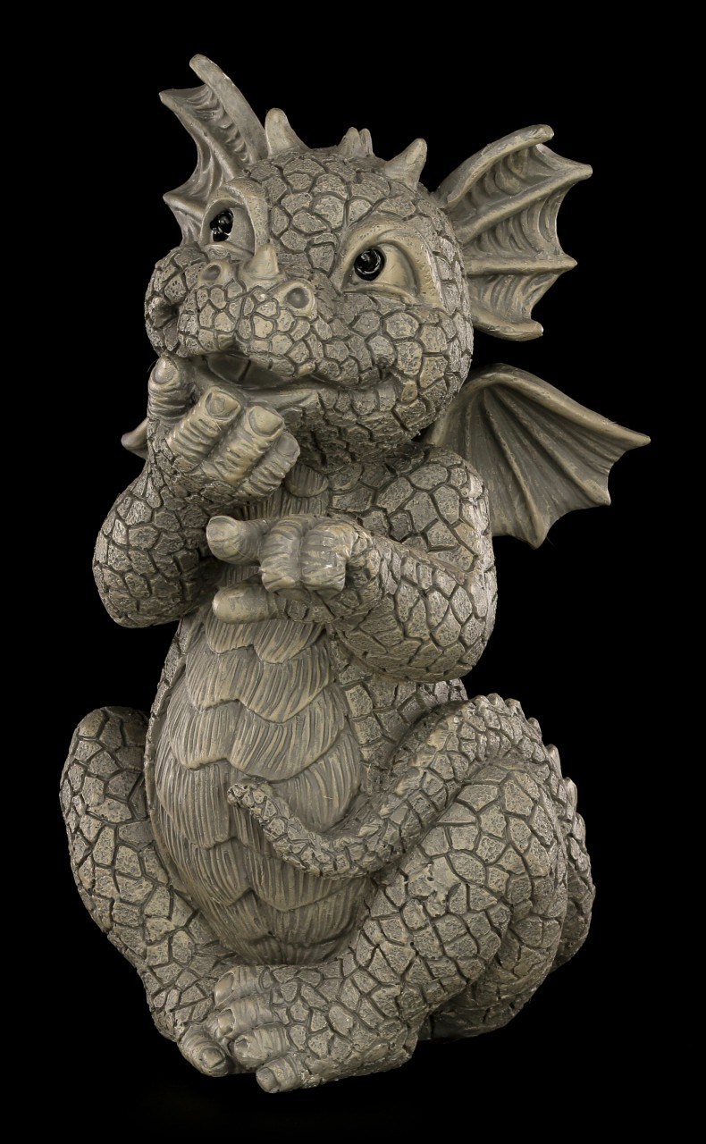 Garden Figurine - Dragon laughs