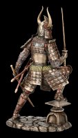 Samurai Figur - Krieger mit zwei Schwertern