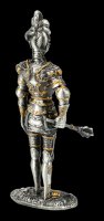 German Pewter Knight Figurine with Mace