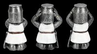 Kreuzritter Figuren 3er Set - Drei weise Ritter