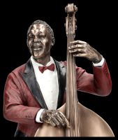 The Jazz Band Figurine - Double Bass Player red