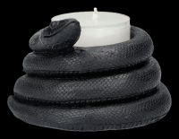 Tealight Holder - Black Snake