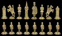 Schachfiguren Camelot - Metall klein