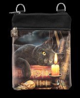 Kleine Schultertasche mit Katze - The Witching Hour