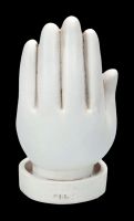 Backflow Incense Burner - Palmistry Hand white