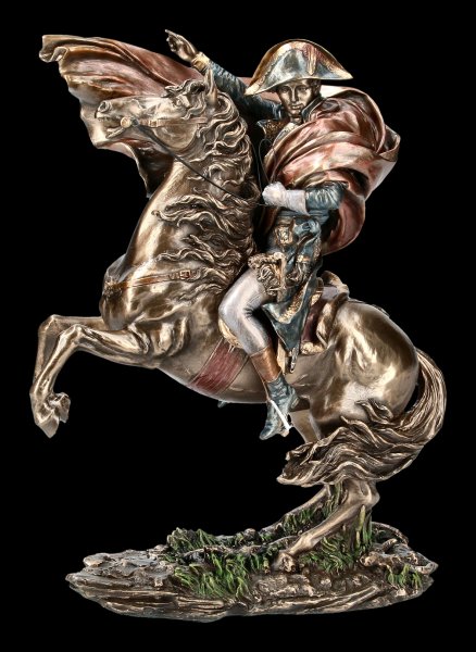 Napoleon Bonaparte Figurine with Horse - large