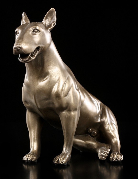 Bullterrier Figur - bronziert