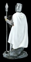 Knights Figurine - Templar with Spear and Shield