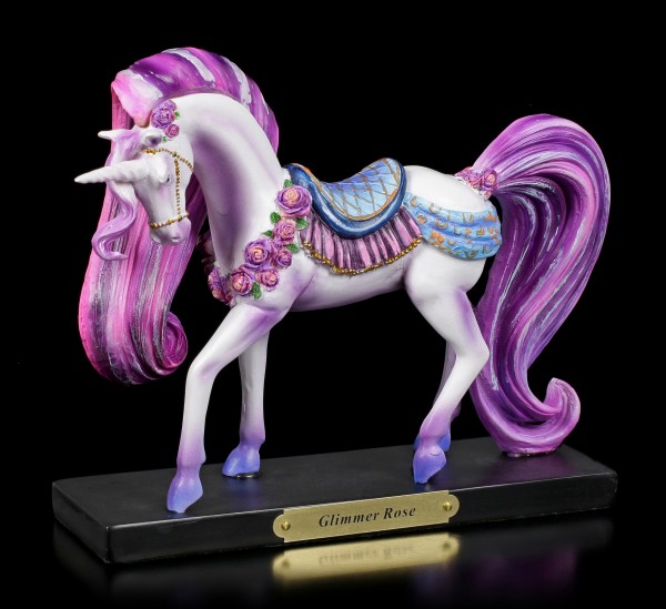 Unicorn Figurine - Glimmer Rose