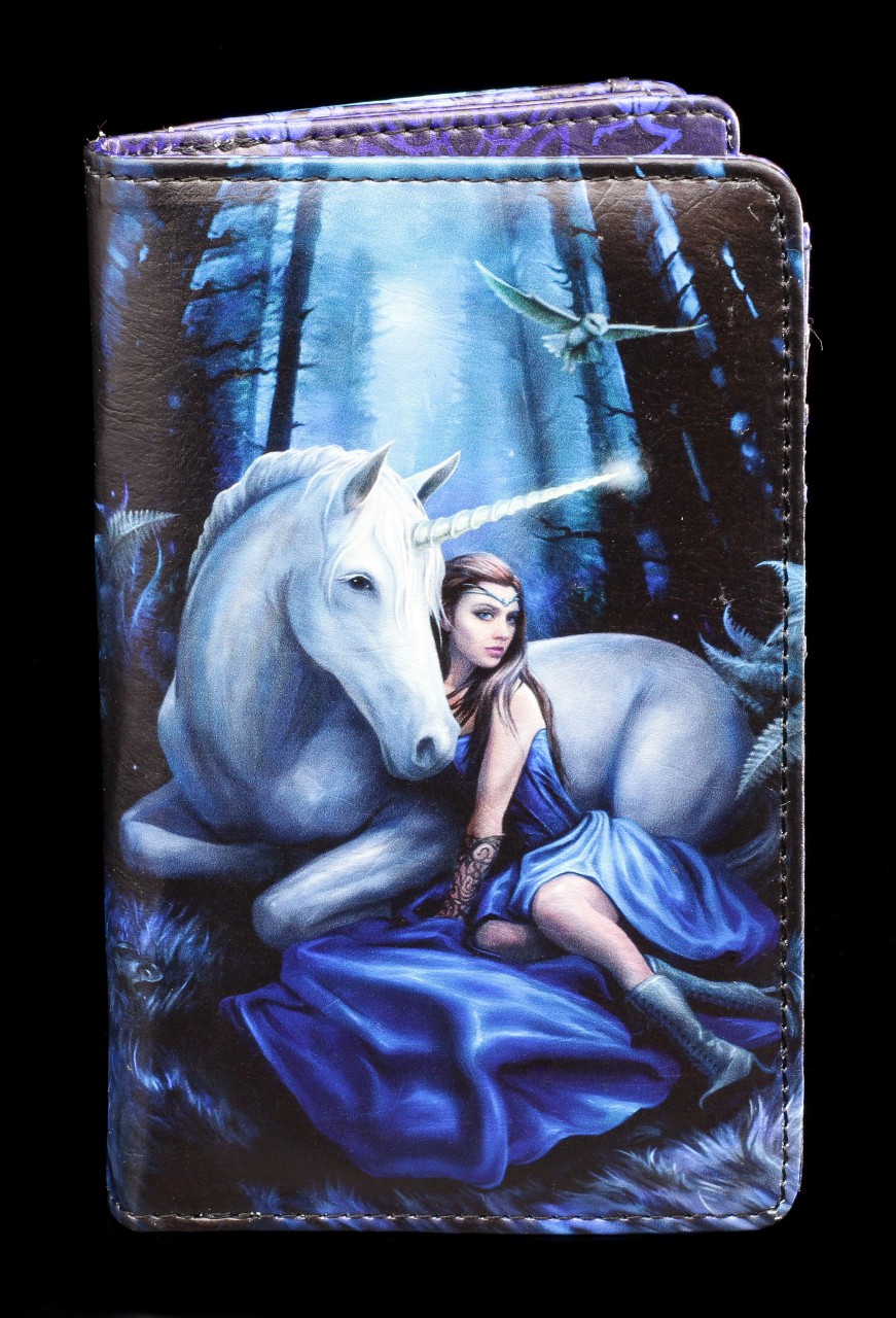 Womens Purse with Unicorn - Blue Moon