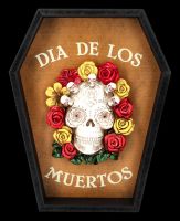 Wanddeko Sarg - Dia De Los Muertos