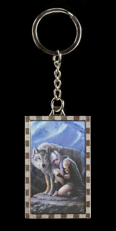 3D Keyring Wolf - Protector