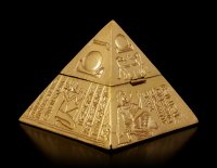 Schatulle - Pyramide mit Hieroglyphen