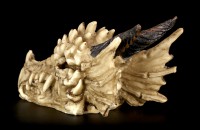 Totenkopf - Drachenschädel mit Hörnern