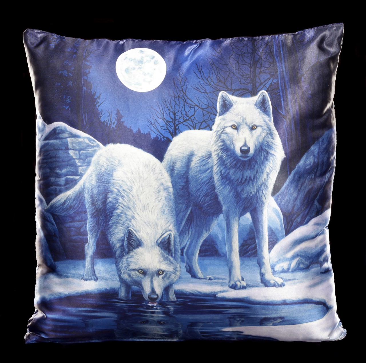 Cushion with Wolves - Warriors of Winter