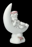 Angel Figurines - Cherubs on Moons Set of 2