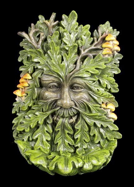 Greenman Wood Spirit Goblet Chalice Hand-Finished Fantasy Nature Superb Detail 