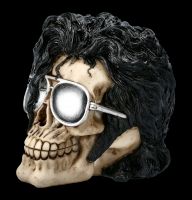 Skull Figurine with Glasses - Bad