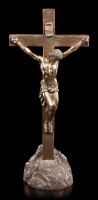 Crucifix with Rock - Jesus on Cross