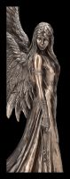 Engel Figur - Spirit Guide bronziert klein