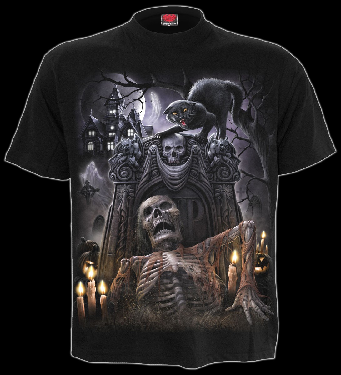 Skelett T-Shirt - Living Dead