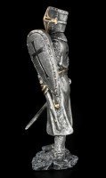 Crusader Figurine with Shield and Sword