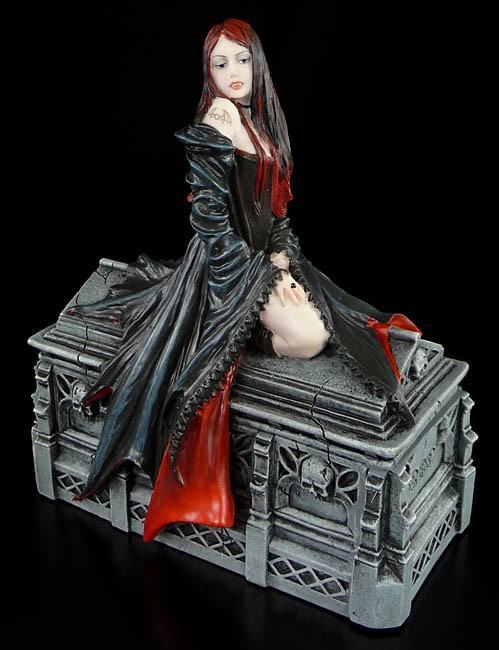 Anne Stokes Figurine - Await the Night - Box