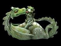 Dragon Figurine - Sweetest Moment - green