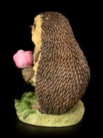 Funny Hedgehog Figurine - Rose Cavalier