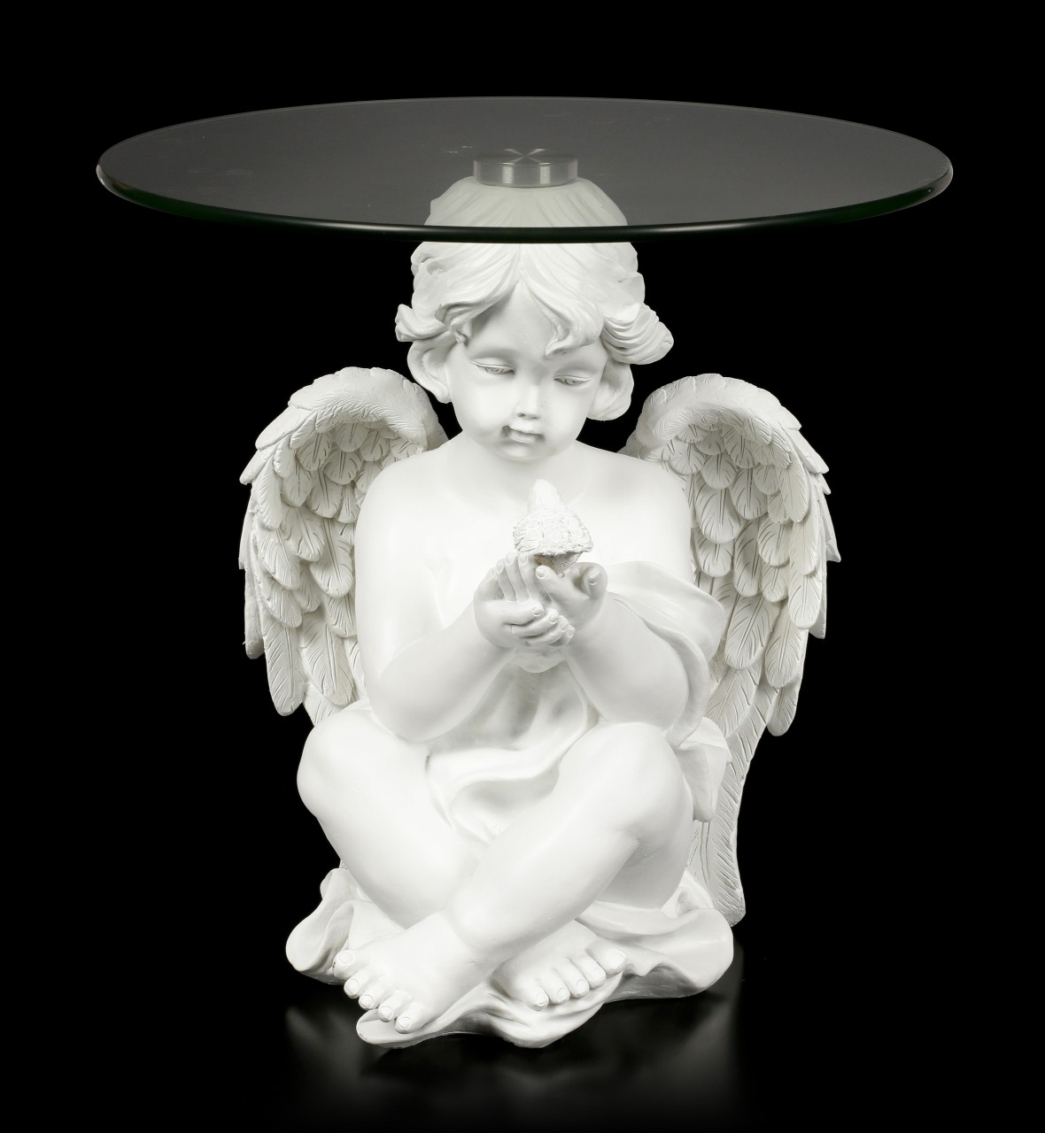 Small Side Table - White Angel