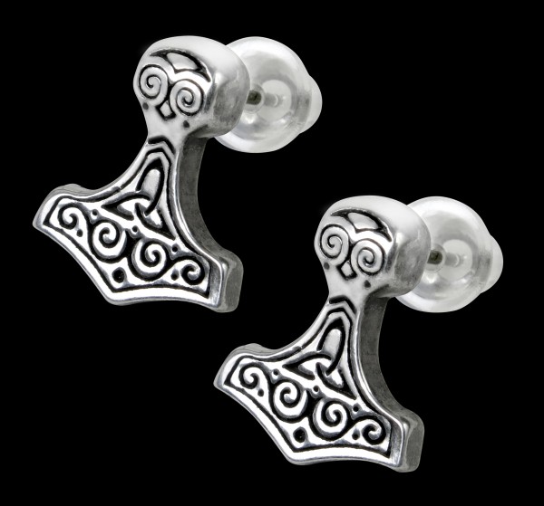 Alchemy Viking Earrings - Thor Hammer