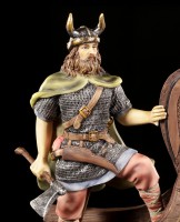 Viking Figurine - Warrior on Ship