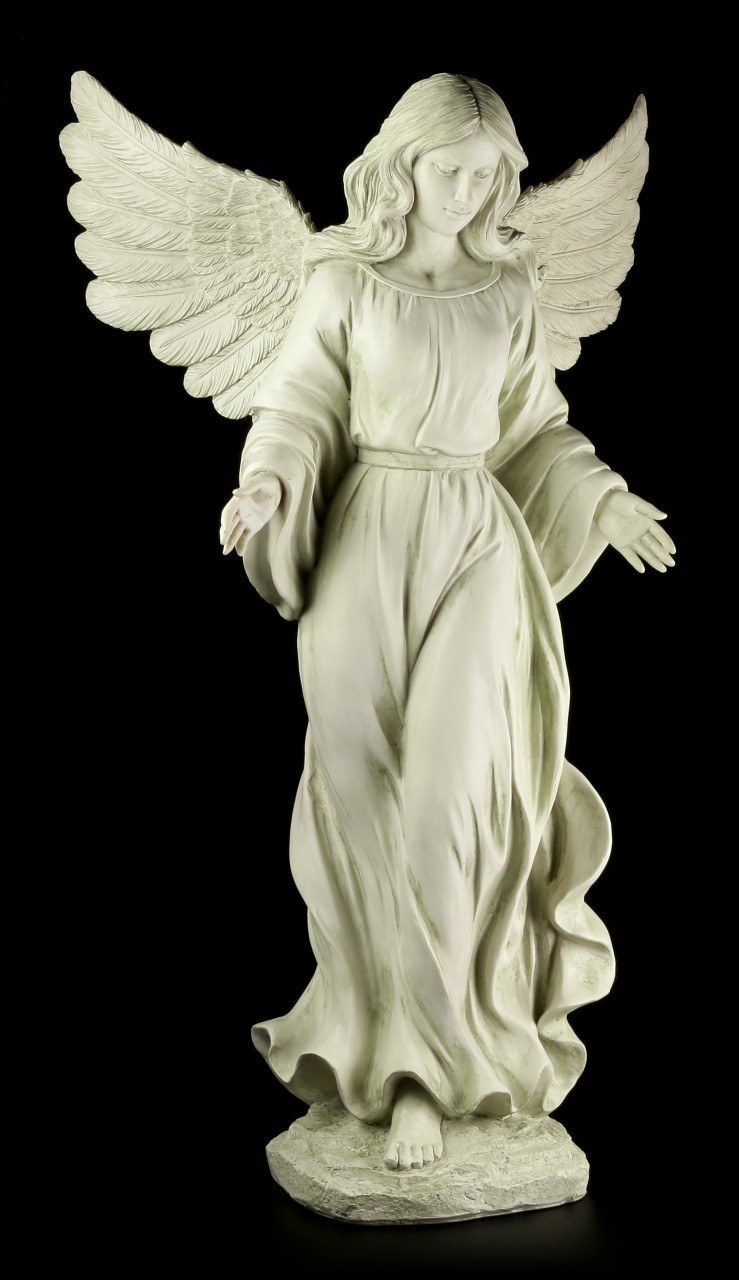 Gartenfigur - Engel mit offenen Armen