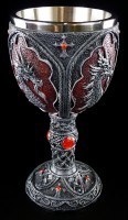 Dragon Goblet gothic red
