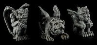 Mini Gargoyle Figures - Set of 3