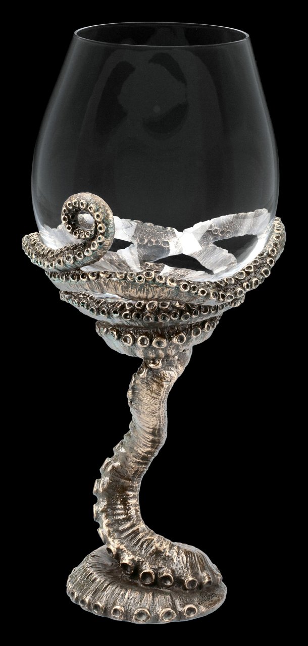Wine Glass - Octopus Tentacle