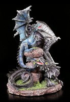 Dragon Figurines - Quen and Ty on Stones