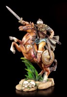 Wikinger Figur - Krieger auf Pferd