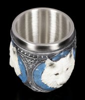 Drinking Cup - White Wolf