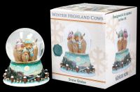 Highland Cow Schneekugel - Winter