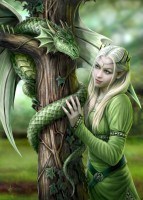 Dragon Greeting Card - Kindred Spirits
